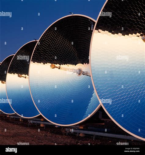Solar Collectors Stock Photo Alamy