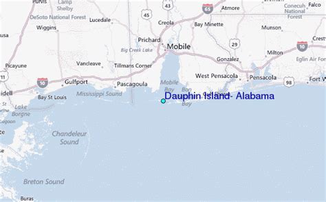 Dauphin Island, Alabama Tide Station Location Guide