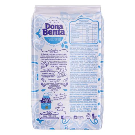 Farinha De Trigo Tipo Tradicional Dona Benta Pacote Kg Mercadolivre