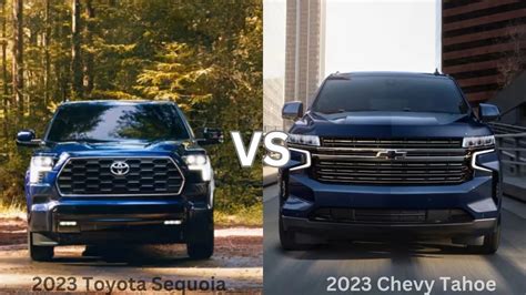 2023 Toyota Sequoia Vs 2023 Chevy Tahoe Which Ev Is Best For You