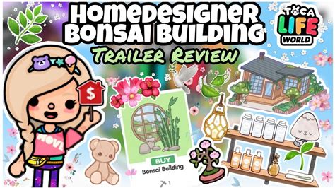 New Homedesigner Bonsai Building Outnow🤩🤯💖🌿toca Boca Toca Life