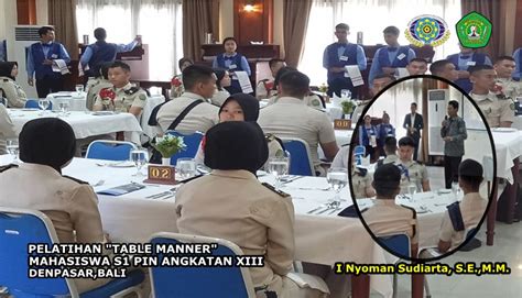 Pelatihan Table Manner Program S Pemerintahan Integratif