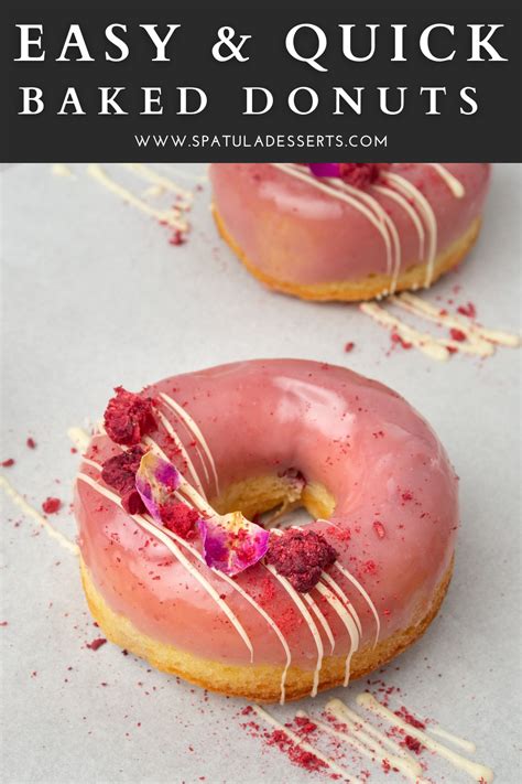 Baked Raspberry Donuts Recipe Donut Recipes Gourmet Donut Recipe