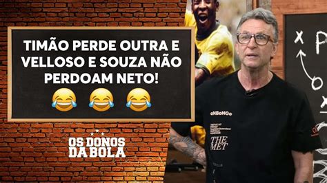 Zoeira Donos Acabou a farra Velloso e Souza zoam Craque Neto após