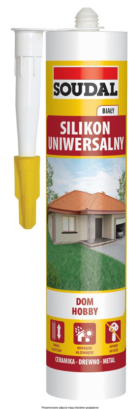 SOUDAL Silikon Uniwersalny 280 Ml Bezbarwny