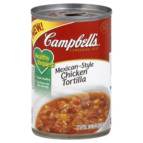 Campbell S Healthy Request Mexican Style Chicken Tortilla Shop Soups