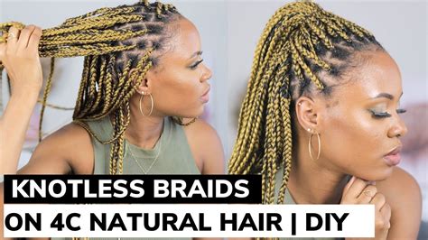 How To Do Knotless Box Braids Yourself Beginner Friendly Detailed