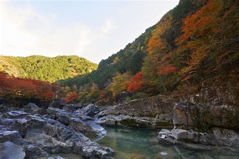 佐見川峡の紅葉 白川おとなう：白川町観光協会