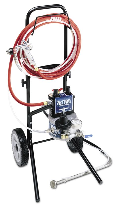 Graco Triton 308 Alum Cart 1 4 AirPro AS Gun Hose Package