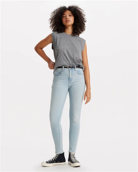 721 Jean Filiforme Taille Haute Pour Femme Lavé Clair Levis® Ca