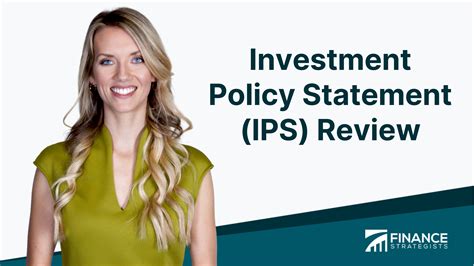 Investment Policy Statement Ips Review Definition Process