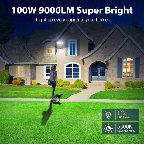 Imaihom W Led Security Lights Outdoor Lm Motion Sensor Flood