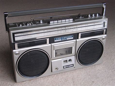 Hitachi Trk 7250e Vintage1980s Boomboxghetto Blaster Near Mint