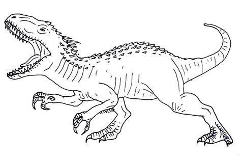 Coloriage dinosaure jurassic world Dessins à colorier et à imprimer