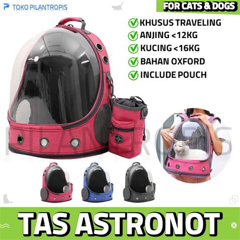 Jual TAS KUCING ANJING ASTRONOT TRANSPARAN BESAR PET CARRIER CARIER TAS