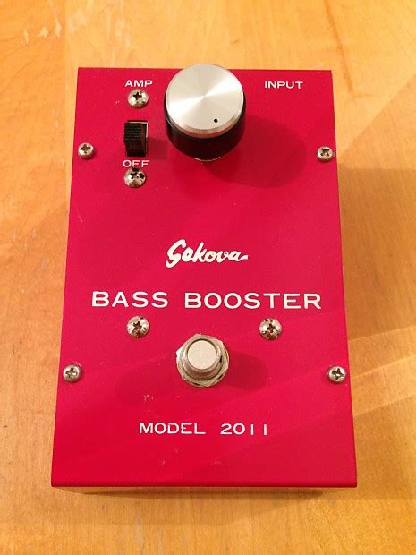 Sekova Bass Booster Model 2011 70 S Vintage Analog The Reverb