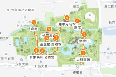 北京动物园游览路线 游览时间 路线图 北京慢慢看