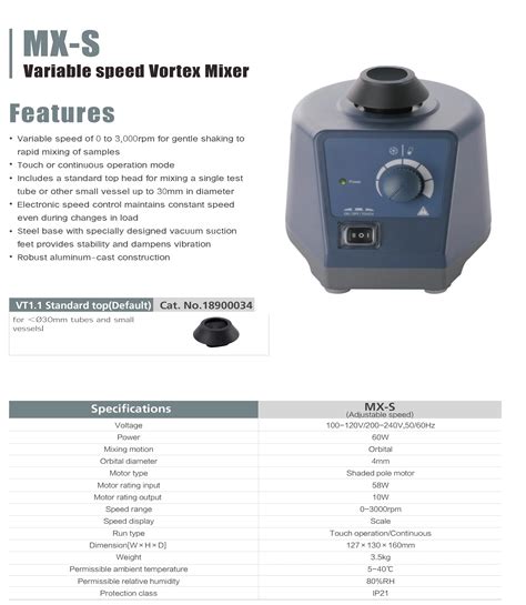 Mx S Adjustable Variable Speed Vortex Mixer Rpm Mini Vortex Mixer