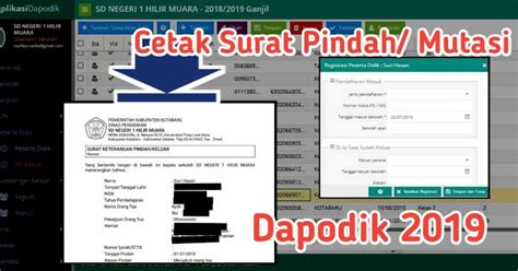 Cara Cetak Surat Pindah Dapodik Delinewstv