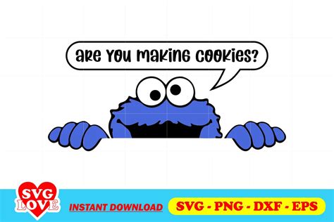 Sesame Street Monster Crew Svg Sesame Street Svg Cookie Monster Svg