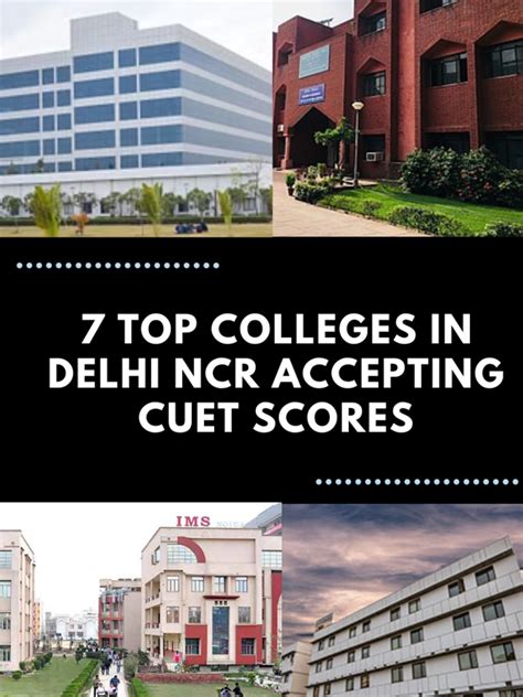 Top Colleges In Delhi Ncr Accepting Cuet Score Times Now