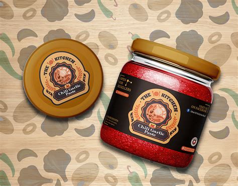 Chili Garlic Paste Label And Packaging Behance