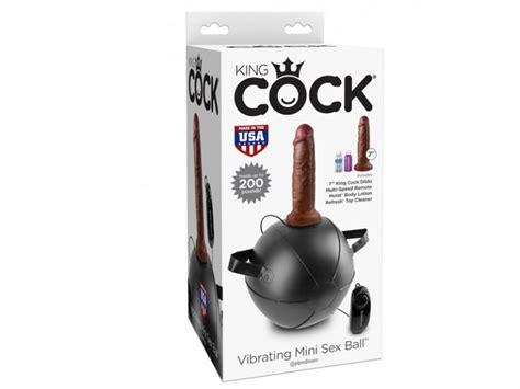 Vibrador Pelota Inflable King Cock Wellcome Depot Sexshop Tienda