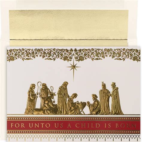 Amazon Co Jp Masterpiece Studios Manger Scene Cards Foil Lined