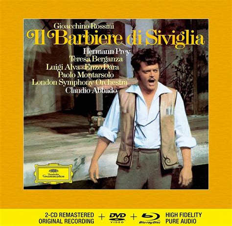 Gioachino Rossini Il Barbiere Di Siviglia Cd Dvd Blu Ray Off The