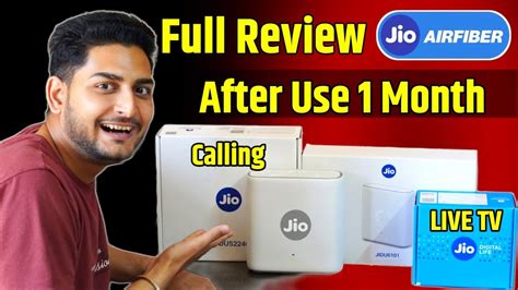 Jio Airfiber Review After Use 1 Month Full Review Live Tv