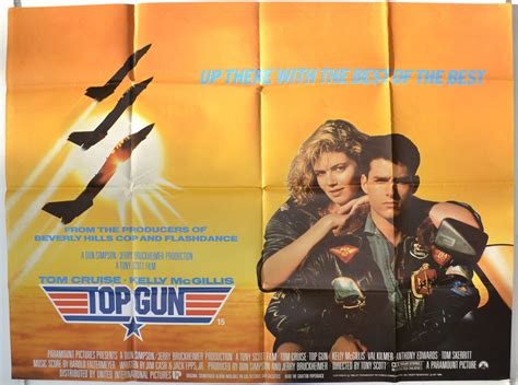 Top Gun Original Cinema Movie Poster From Pastposters British