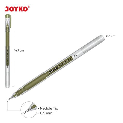 Joyko Color Gel Pen Gpc Pulpen Gel Warna Sinar Mega Store