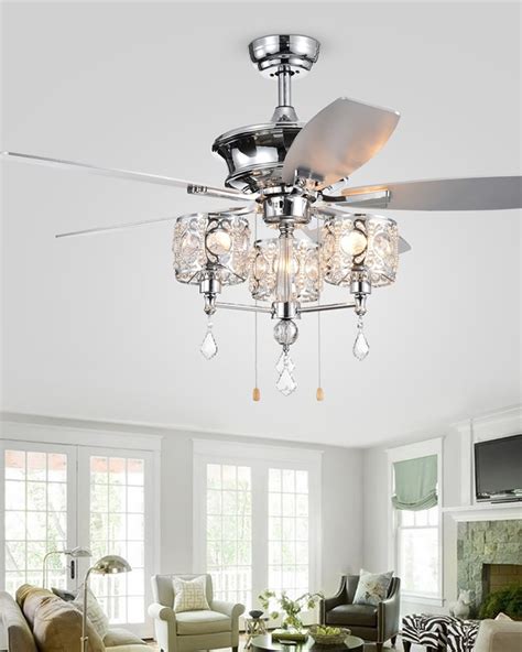 Home Accessories Miramis Crystal Chandelier Ceiling Fan | Horchow