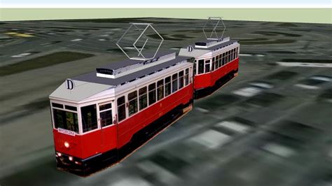 Zabytkowy Tramwaj Warszawski D Model