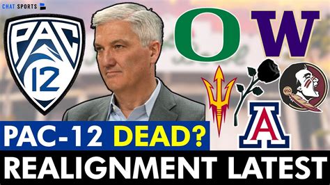 Pac Dead College Football Realignment Chaos Oregon Washington To