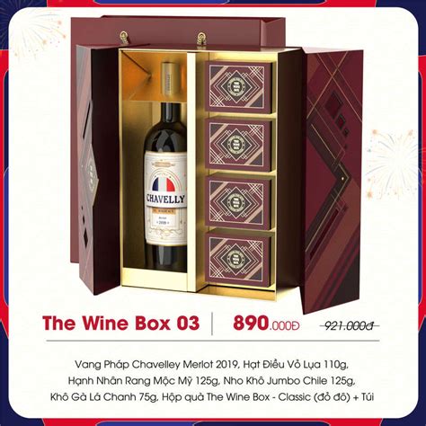 Giới Thiệu Bộ Hộp Quà Tết Rượu Vang Của Thương Hiệu The Wine Box Hộp