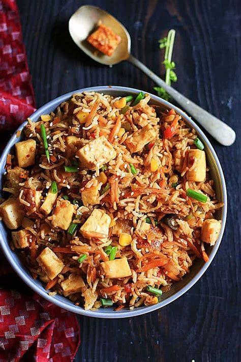 Easy Vegan Fried Rice Recipe Cook Click N Devour