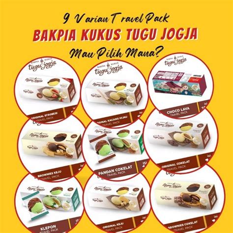 Jual Bakpia Tugu Jogja Kemasan Travel Pack Isi Shopee Indonesia