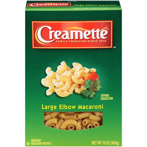 Creamette Large Elbow Macaroni Pasta Ounce Box Walmart