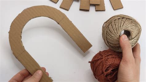 Diy Cardboard And Jute Rope Crafts How To Make A Decorative Storage