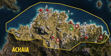 kyvadlová doprava bod Strádání assassin s creed odyssey map zmrzlina ...