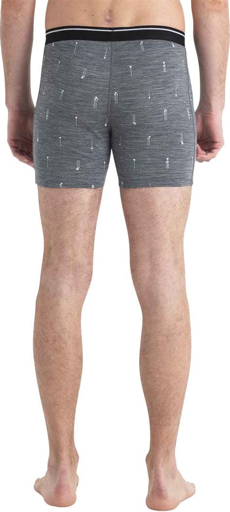 Icebreaker Men Merino Anatomica Boxers Palm Trail Aop Gritstone Hthr