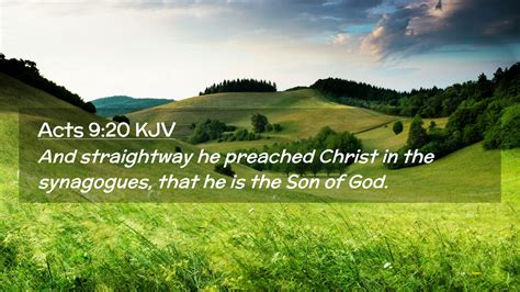 Acts Kjv Desktop Wallpaper And Straightway He Preached Christ In The