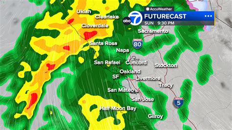 San Francisco Bay Area Rain Timeline Heavy Rain Arrives Sunday Night