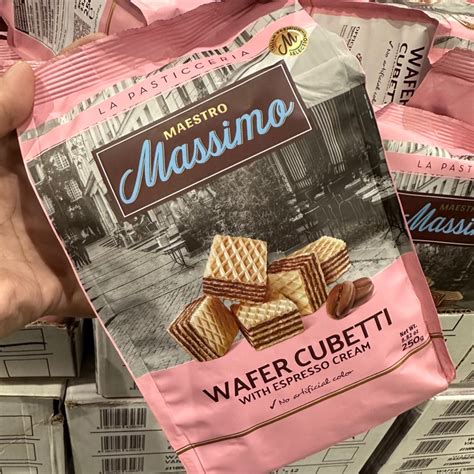 Maestro Massimo Wafer Cubetti G Balconi Cubi Dark Choco Wafer Cubi