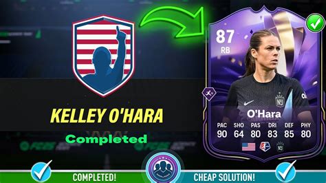 87 End Of An Era Kelley OHara SBC Completed Cheap Solution Tips