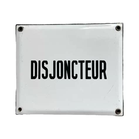 Plaque Maill E Ancienne Disjoncteur Plaque Maill E Utilitaire Eur