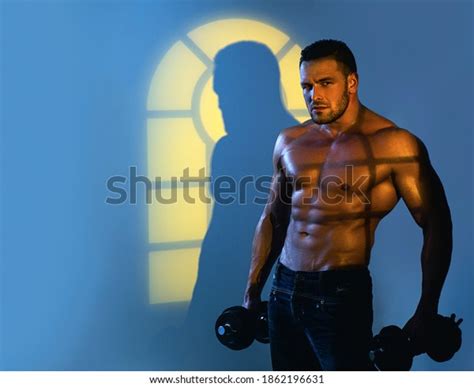 Muscular Sexy Man Naked Torso Posing Stock Photo Shutterstock