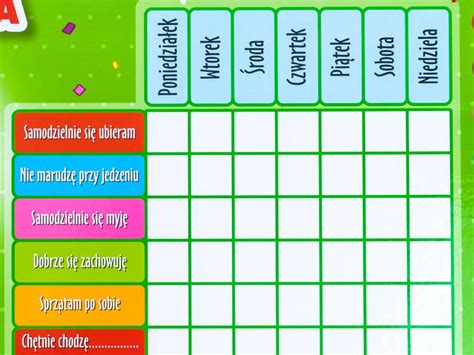 Tablica Dobrego Zachowania Du A Multigra Motywacyjna Dla Dzieci