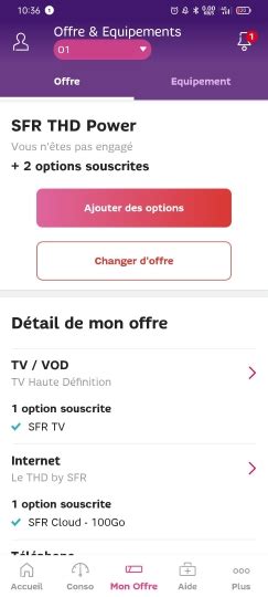 Gérer les chaînes et bouquets TV SFR